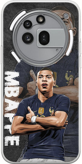 Football Stars Kylian Mbappe France Nothing Phone 3a Pro 5g Гъвкав TPU Прозрачен Силикон