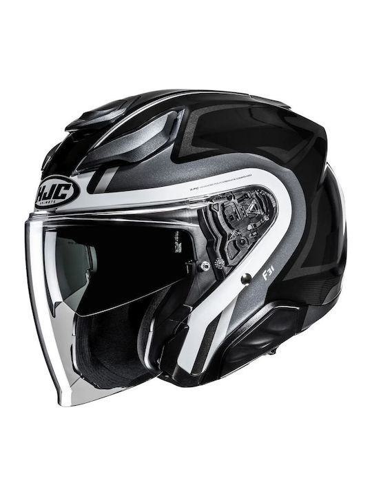 HJC F31 Bask MC5 Каска Мотор Джет ECE 22.06 със...