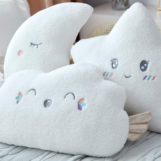 Malvys Kids Decorative White Pillow 45x40cm