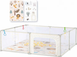 Parc cu Saltea Bej 180x150cm
