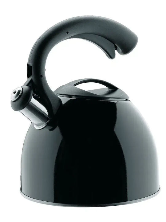 Cilio Βραστήρας Εμαγιέ Μαύρη 2500ml