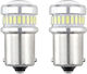 AMiO Lămpi Auto P21W / R10W / R5W / BA15S Canbus LED 6000K Alb Rece 12-24V / 12V / 24V 2 Bucăți