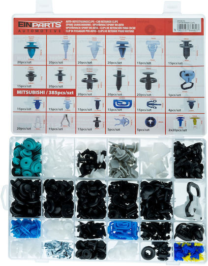 Einparts Clips Mitsubishi 385 Pcs Installation Repair Set