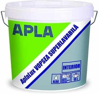 Super Washable Interior Paint 2.5l Apla Lux White Ext10012