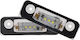 Einparts Led License Plate Lights 12V Universal Ford Fiesta Fusion Mondeo 2 Pieces