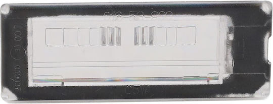 Einparts Left License Plate Lights 12V Universal Citroen Jumper Fiat Ducato Peugeot Boxer