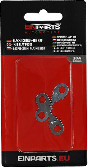 Siguranțe Lamă Plată Einparts 42 Mm 30a Set 2 Bucăți Vehicule
