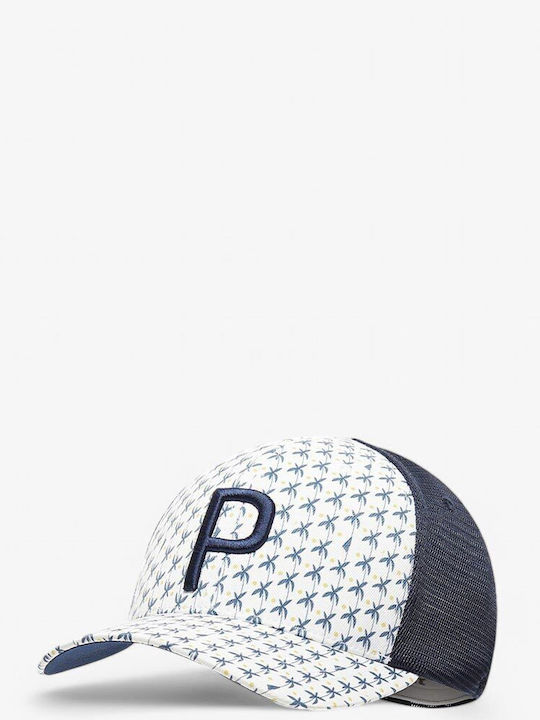 Puma Palms Камионджия P Снапбек Кап Бял Тъмносин