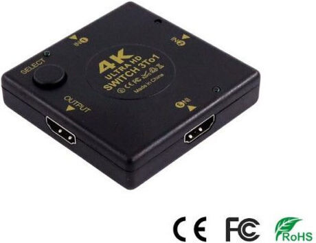 Anga Ps-m301-4k 3x1 Hdmi Превключвател 4k 3 Входа-1 Изход