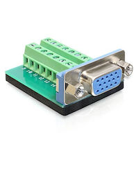 Delock Adapter Vga Female Zu Terminal Block 16pin