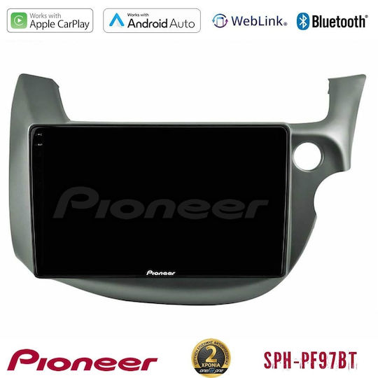 Pioneer Car Audio System for Honda Jazz 2009-2013 Bluetooth USB AUX WiFi GPS Apple CarPlay Android Auto with 9" Touch Screen