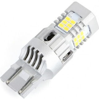 Lămpă Auto T20 / W21/5W / W21W Canbus LED Alb 12V / 18V 25.2W