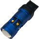 Lampa Auto T20 / W21/5W / W21W Canbus LED Galben 12-24V