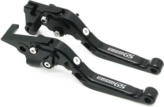 Einstellbare Flexible Motorradhebel Bremsen & Kupplung Cnc BMW R1250GS Adventure Schwarz Aif610