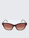 Rodenstock Women Sunglasses with Brown Frame and Brown Lens R7407 C