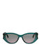 Dior Women's Sunglasses with Transparent Horn-Rimmed Frame and Transparent Gradient Lens