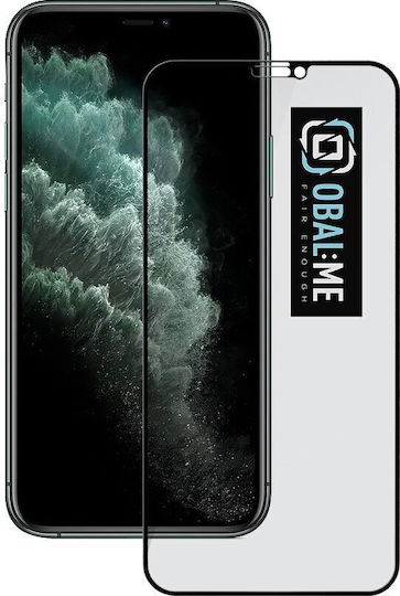 Obal:Me 2.5D 0,33mm Datenschutz Gehärtetes Glas Schwarz (iPhone 11 Pro / X / XS)