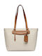 Jet Set Travel Set Fabric Women's Tote Handbag White