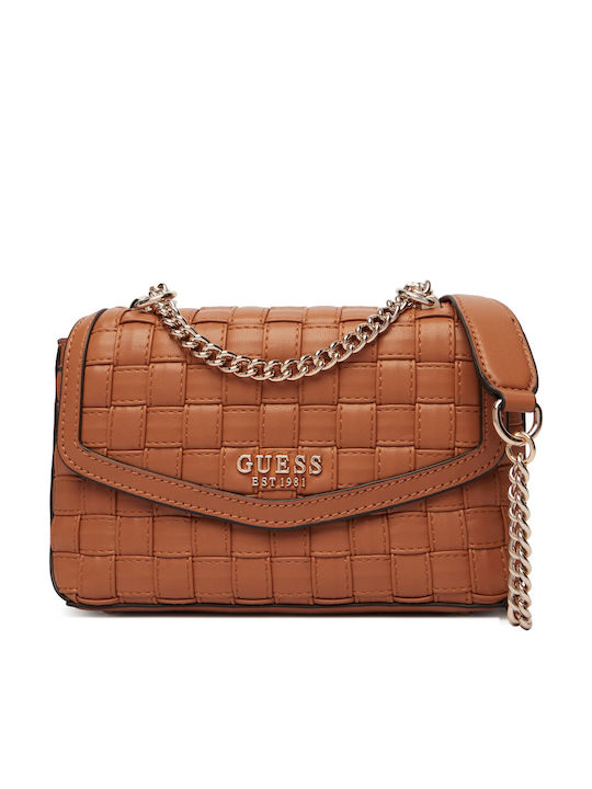 Guess Guess Damen Flap Handtasche Braun