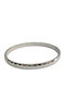 Kalliopi Silver Γυναικείο Βραχιόλι από Ατσάλι Επιχρυσωμένο 6cm