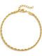 Bode Gold Plated Stainless Steel Anklet Chain
