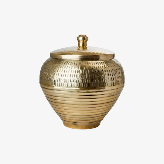 Phos & Gaia Metallic Eldorado Gold Vase