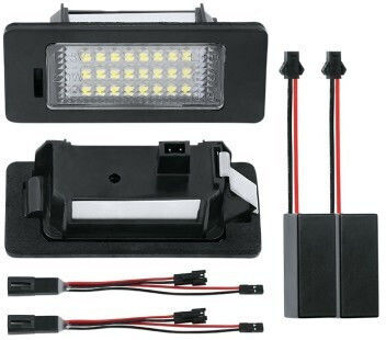 Lumini LED Pentru Plăcuțele De Înmatriculare Skoda Octavia Superb Rapid Fabia Karoq Kodiaq Yeti