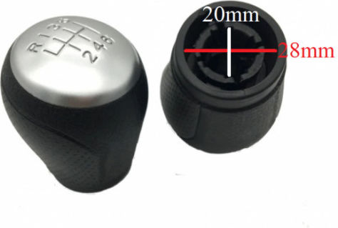 Carman Πόμολο Ταχυτήτων για Nissan Qashqai / X-Trail 2006-2013 Μαύρο