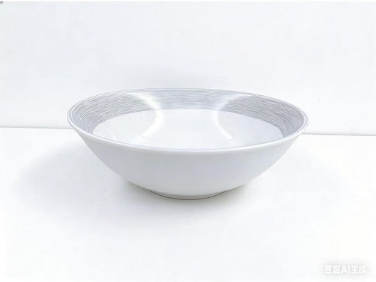 Max Home Round Gray Serving Bowl
