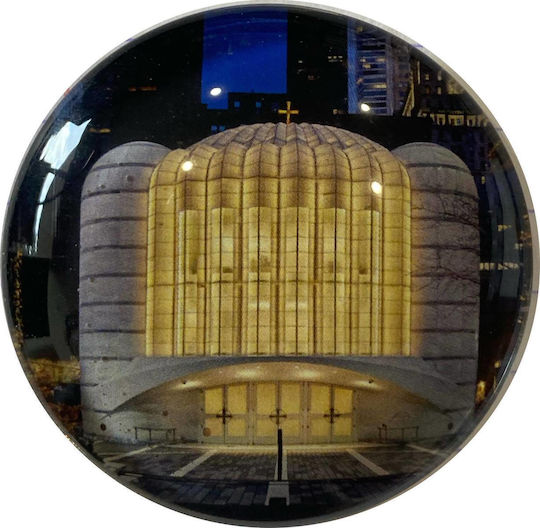 Glass Magnet 34mm Saint Nicholas Church Entrance