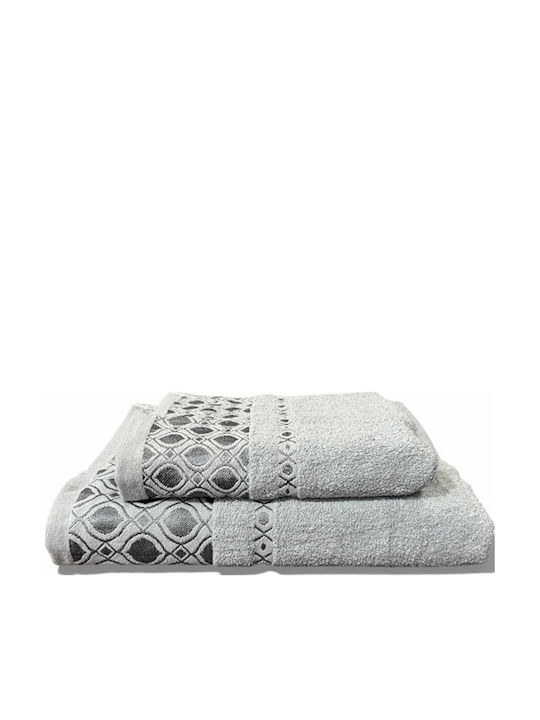 SpitiBazaar Facecloth Gray 2 Pieces Weight 400gsm