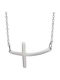 Bode Women's Steel Cross with Chain