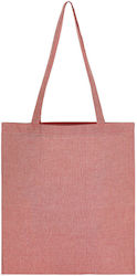 Recycled Cotton Polyester Tote Lh Sg Accessories Bags Rec-3842-lh Red Heather