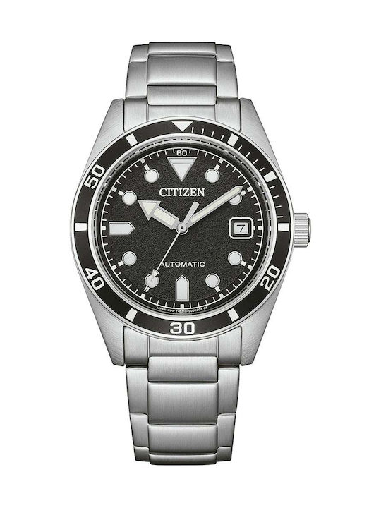 Citizen Men's Automatic Watch with Silver Stainless Steel Bracelet