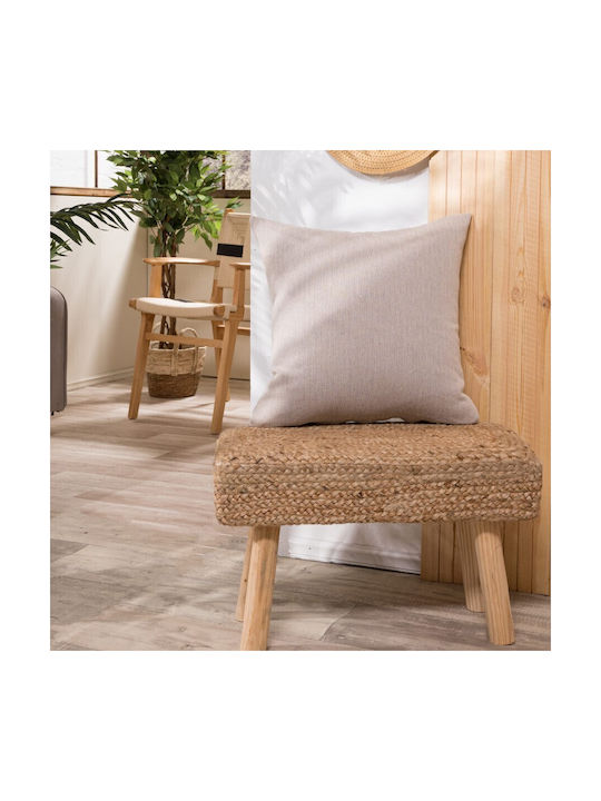 Teoran Față De Pernă Decorativă Bari Albă 65x65cm
