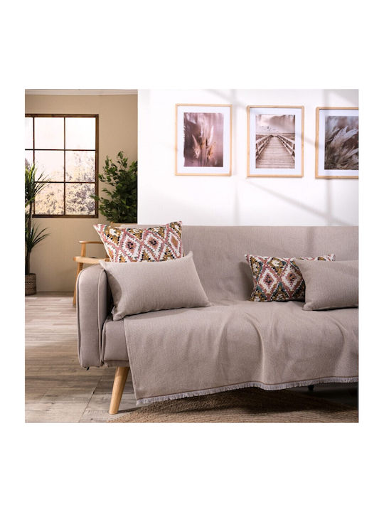 Teoran Bari Viersitzer-Sofa Überwurf Chenille 1...