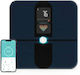 Welland Smart Bathroom Scale 180kg with Body Fat Counter and Bluetooth Black