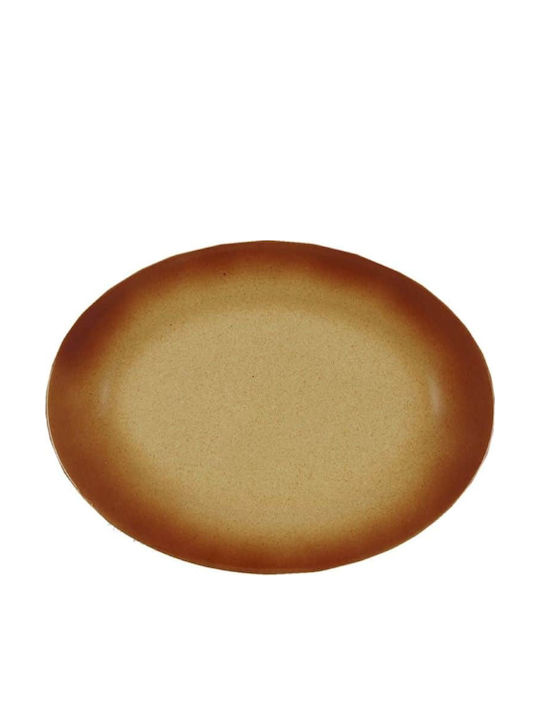 Art et Lumiere Shallow Serving Plate from Porcelain