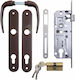 Package Y 90 Lock+handle+cylinder Brown 35-501 Ext 5706