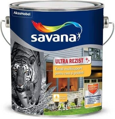 Email Ultra-rezistent Pentru Suprafețe Multiple Savana Negru 0.75l Ext10185