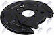 Splash Plate Brake Disc Toyota Yaris 1999-2005 1.0l Hatchback Toyota Yaris 1999-2005 1.4l Hatchback Toyota Yaris 1999-2005 1.5l Hatchback