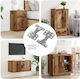 Vidaxl Άξονας 2 Pcs Νίκελ 85 X 52,5 X 9,5 Χιλ Σίδερο