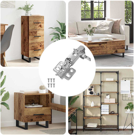 Vidaxl Άξονας 126 Pcs Νίκελ 139 X 64,1 X 10 Χλμ Σίδερο