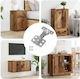 Vidaxl Άξονας 12 Pcs Νίκελ 85 X 52,5 X 9,5 Χιλ Σίδερο