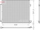 Radiator A C 2.0-3.0-4.0 Petrol Hybrid 2.0-2.9 Diesel Hybrid 640x540 Mercedes Gle 167 19 1675001200 1 Pc