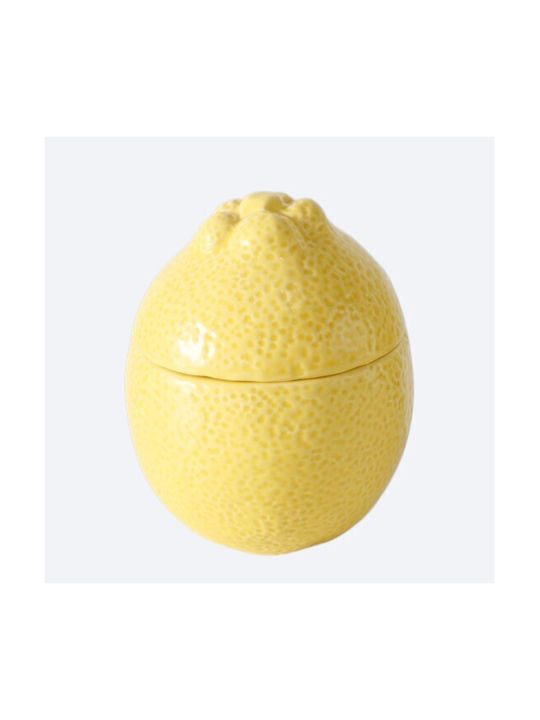 Boltze General Use Vase with Lid Yellow 180ml
