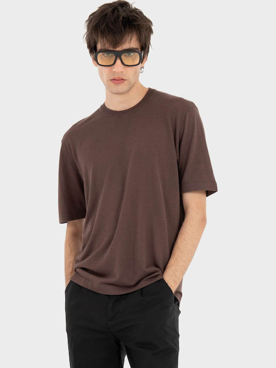 Gianni Lupo T-shirt Brown