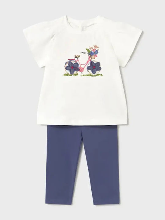 Mayoral Kids Set with Leggings Summer 2pcs Blue