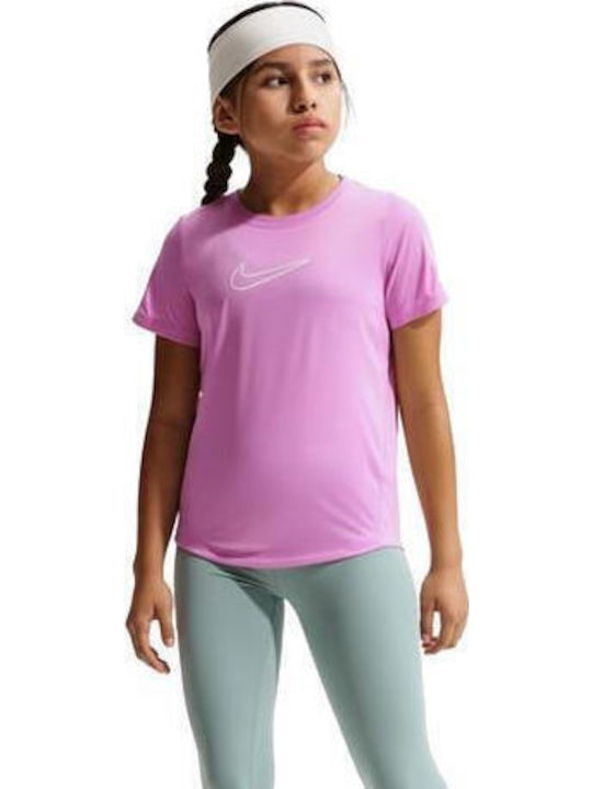 Nike Παιδικό T-shirt Pink/white
