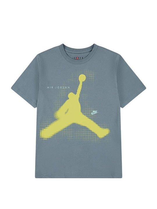 Jordan Παιδικό T-shirt Μπλε Jumpman Grid Blur